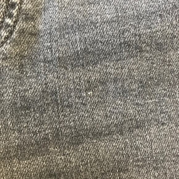 Levi's Wedgie Skinny Faded Black High Rise Button Fly Crop Denim Jeans Size 32 - Picture 11 of 14